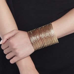 BCBG MAX AZRIA CHAIN CUFF BRACELET NWOT