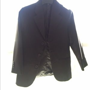 Boys size 8 slim black suit jacket
