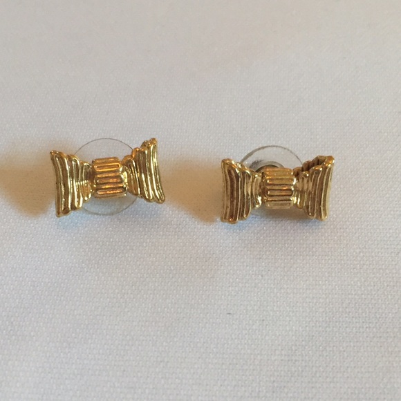 Kate Spade gold 'All Wrapped Up' Bow stud Earrings