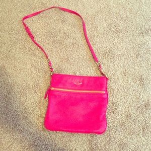 Kate Spade pink cross body purse