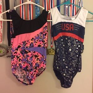 Gymnastics leotards