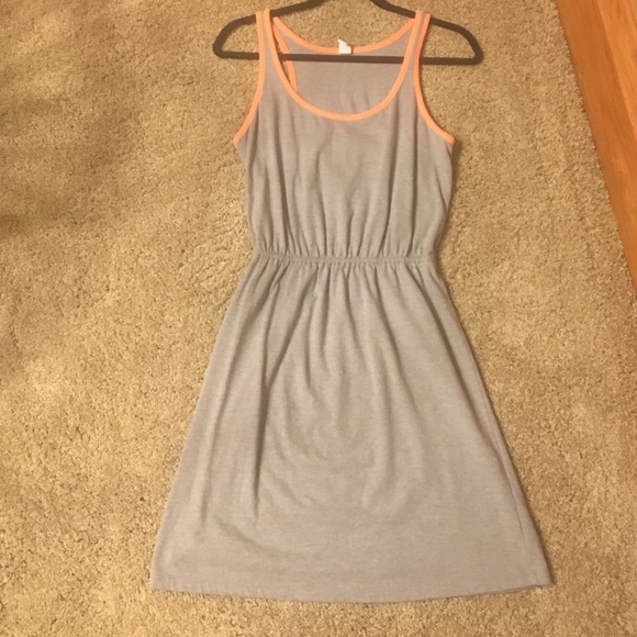 Grey knit dress