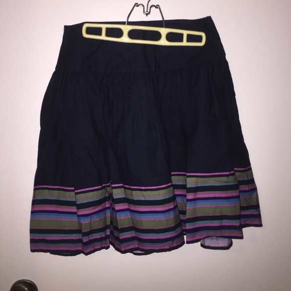 Gap a line flare skirt