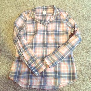 J Crew plaid button down