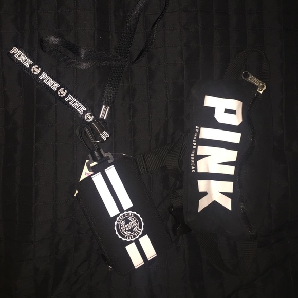 Victoria secret PINK fanny pack and lanyard
