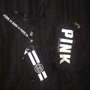 Victoria secret PINK fanny pack and lanyard