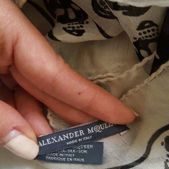 Alexander McQueen silk scarf