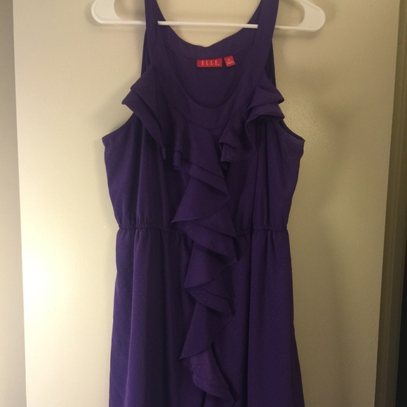Purple Ruffle Dress