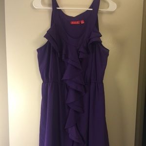 Purple Ruffle Dress