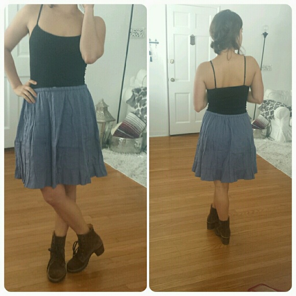 Free people pleated skirt