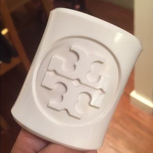 White Tory burch cuff