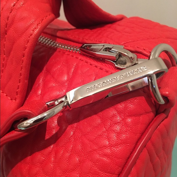 NEW Alexander Wang Rocco Red Satchel - Picture 3 of 4