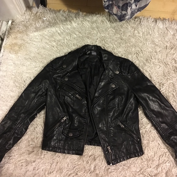 H&M- Faux leather jacket