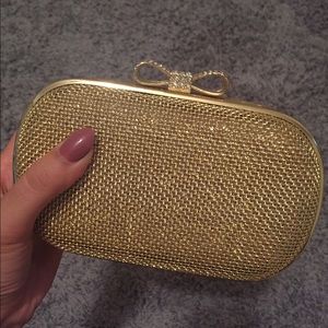 Sparkly Gold Clutch