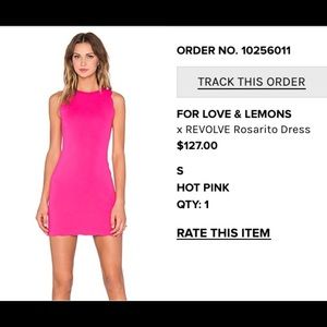 For Love & Lemons Dress