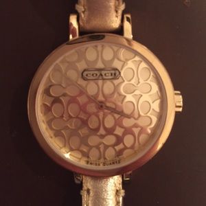 Coach Gold Watch