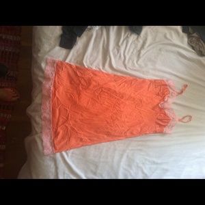 Vintage orange slip (size 4-6)