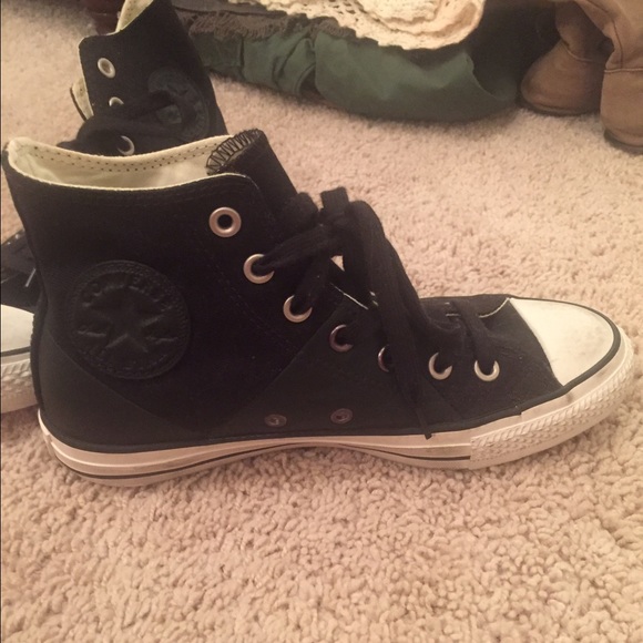 Black high top converse - Picture 3 of 3