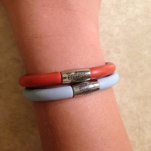 Endless leather bracelets