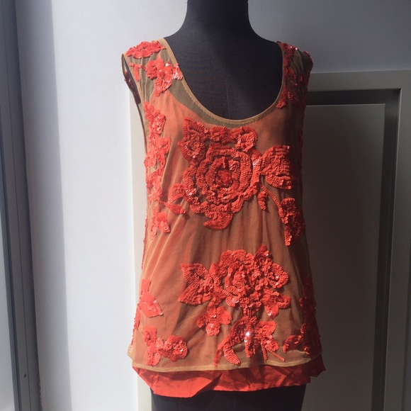 Tracy Reese Plenty Sequined Blouse