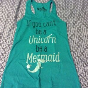 Unicorn/Mermaid muscle tee