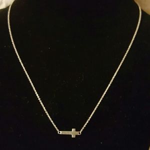 Silpada Simplex Cross necklace