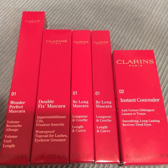 Clarins Paris Mascaras and Concealer