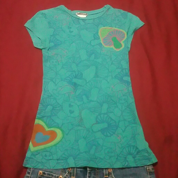 ♤Mushroom love Hearts retro festival boho shrooms