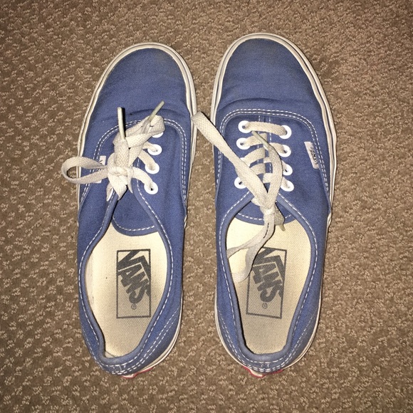 MENS blue lace up vans