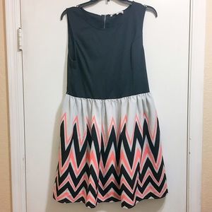 colorful light work dress