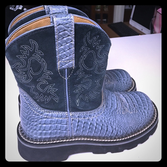 Blue Ariat Boots