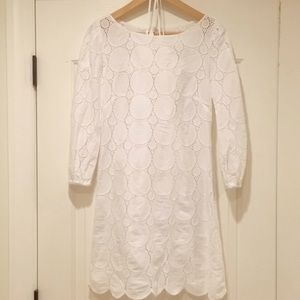 Laundry by Shelli Segal Novelty Eyelet Dress