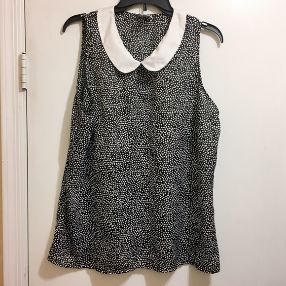 Peter Pan collar work top