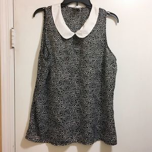 Peter Pan collar work top