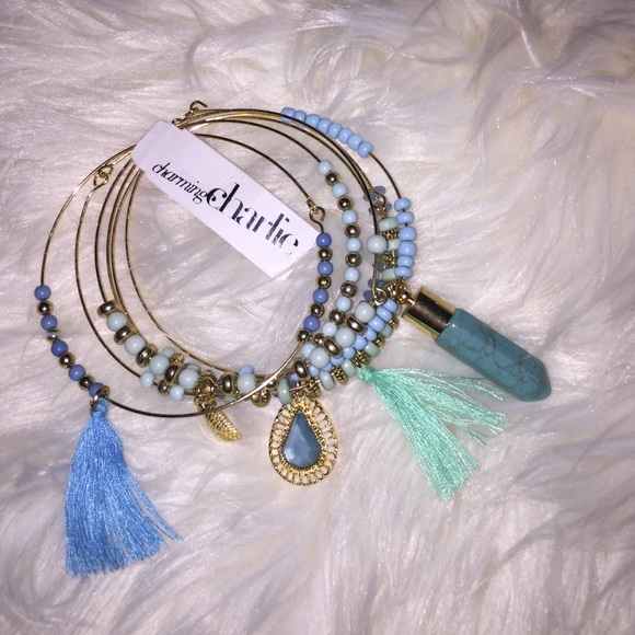 NWT tassel bracelet set of 6