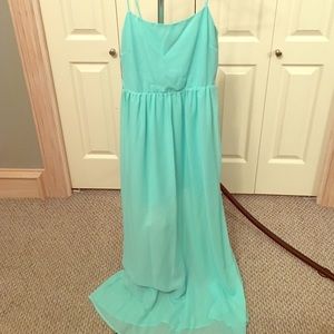 Light blue maxi dress