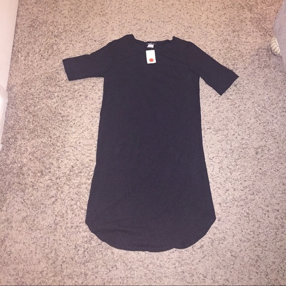 Black T-shirt dress