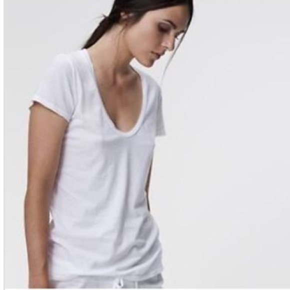 james perse white tee