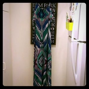 Colorful Aztec Maxi dress