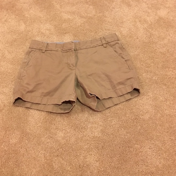 J. Crew 5" Chino Khaki Shorts