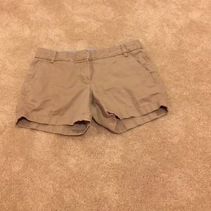 J. Crew 5" Chino Khaki Shorts