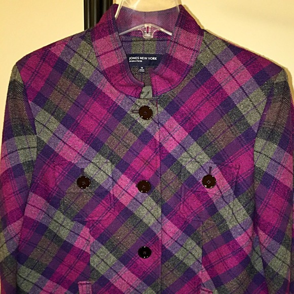 Jones New York Multicolor Jacket, Size 16