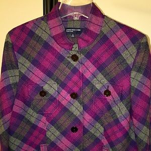 Jones New York Multicolor Jacket, Size 16