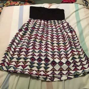 Strapless roxy dress