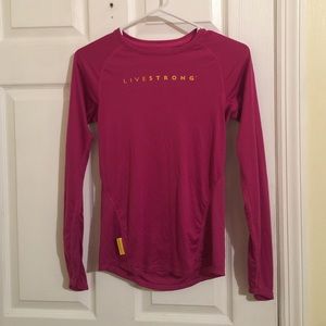 Long sleeve dri-fit Livestrong shirt