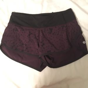 Lululemon Speed Short 4-way Stretch Star Crushed