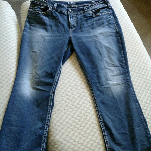 Silver plus size jeans Suki