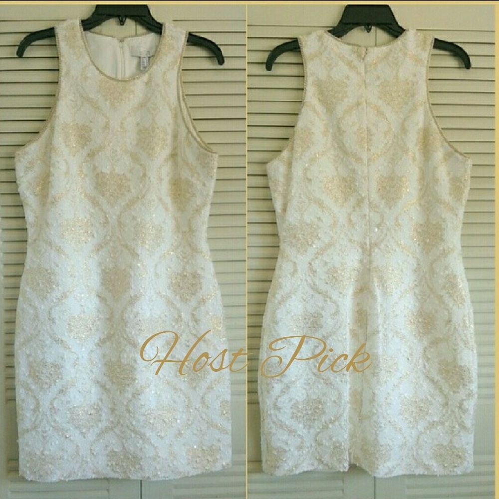 Host Pick🎉Belle Badgley Mischka Heather Dress