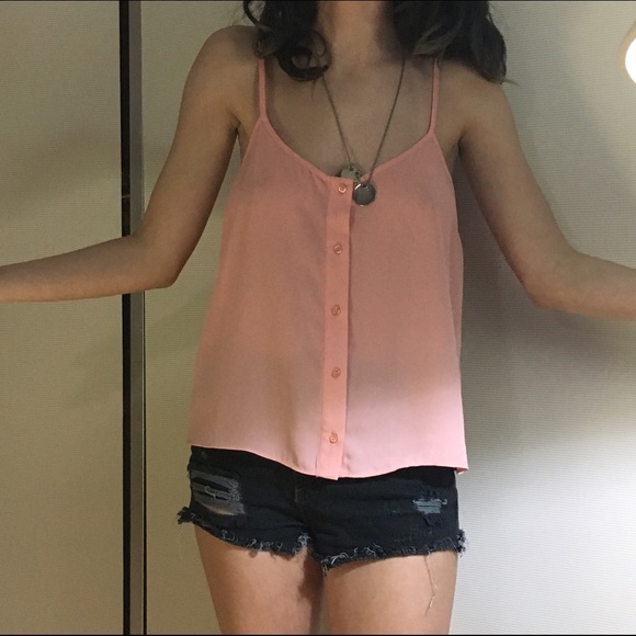 Topshop semi sheer top
