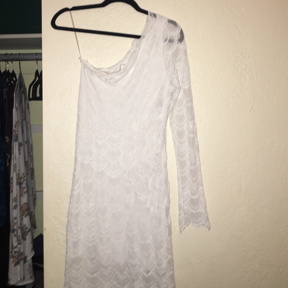 Nightcap Victorian Lace One Sleeve Dress - Picture 1 of 4
